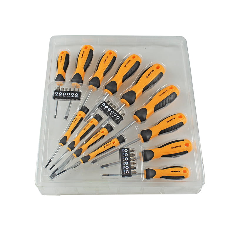 31db hornyolt Phillips Pozidriv Torx Square CRV csavarhúzó bitkészlet